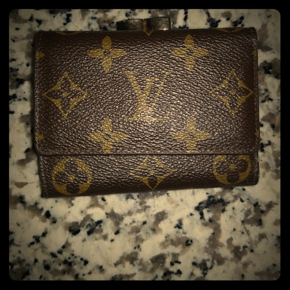 Vintage Louis Vuitton wallet with change purse.